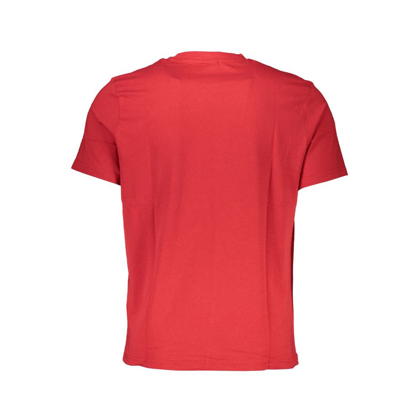 North Sails Rosso Baumwoll-T-Shirt für Herren