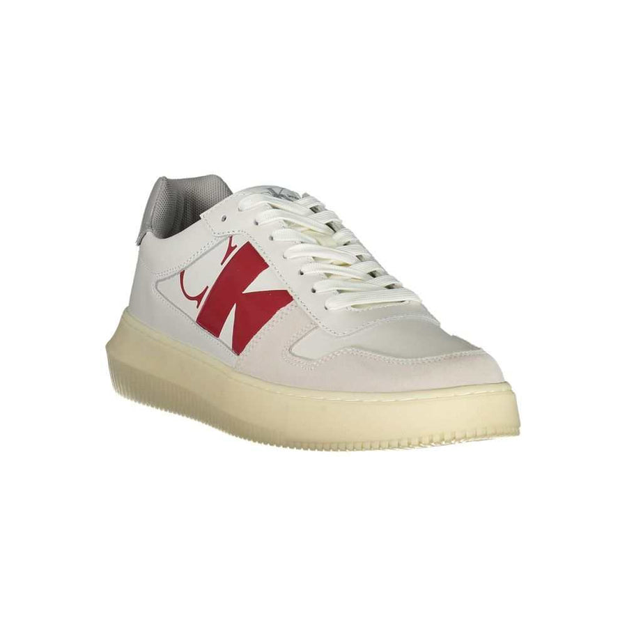 Calvin Klein White Leather Men's Sneakers