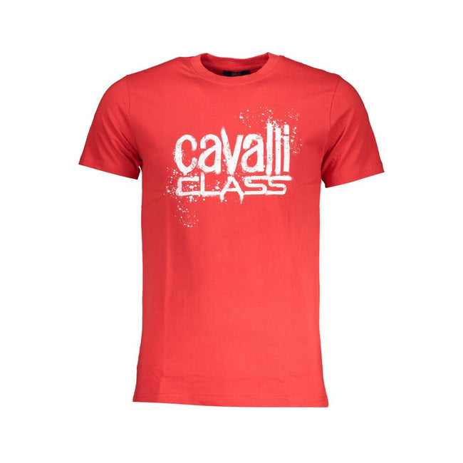 Cavalli Class Baumwoll-T-Shirt in Rot