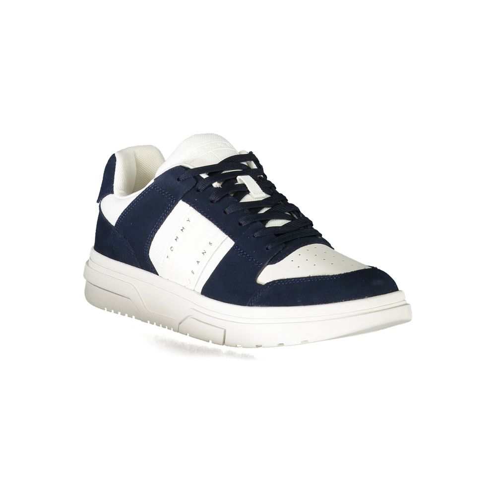 Tommy Hilfiger Men's Blue Polyurethane Sneakers