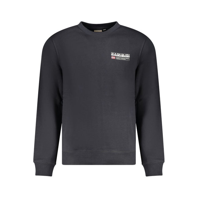 Napapijri Schwarzer Baumwoll-Herren-Sweatshirt