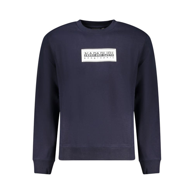 Napapijri Blaues Baumwoll-Sweatshirt für Herren