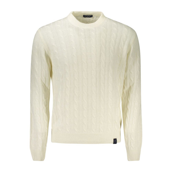 North Sails Weißer Pullover aus Wolle für Männer