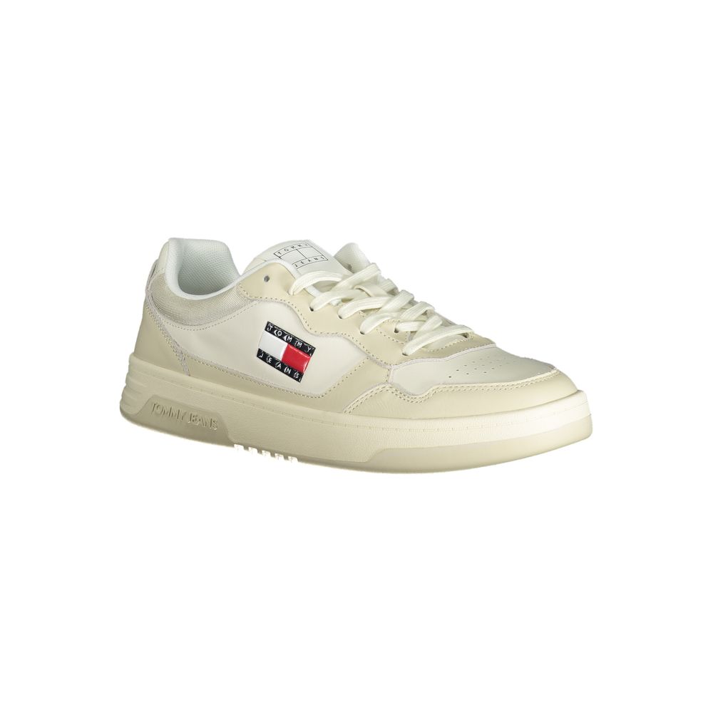 Tommy Hilfiger Men's Beige Polyethylene Sneakers