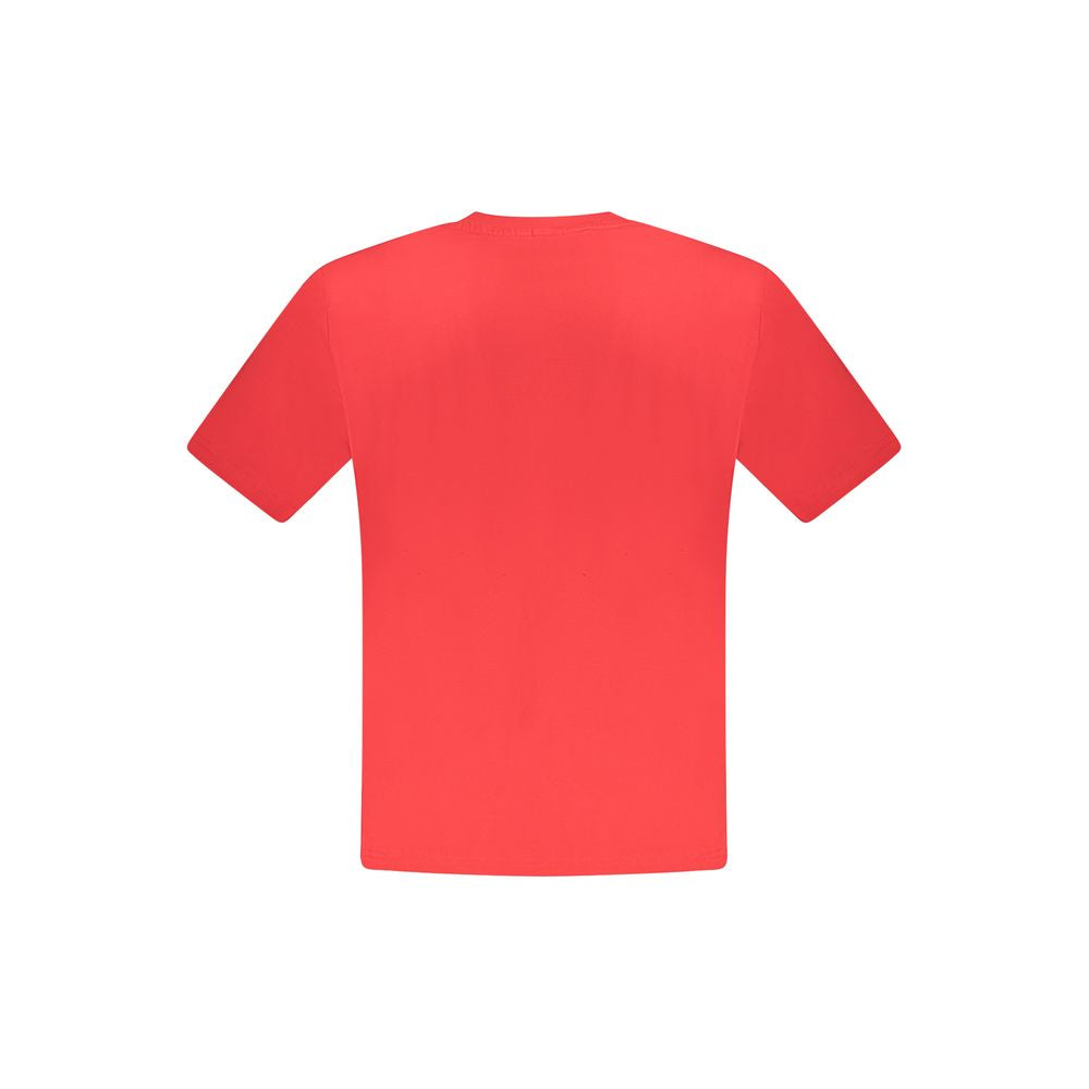 North Sails Rosso Baumwoll-T-Shirt für Herren