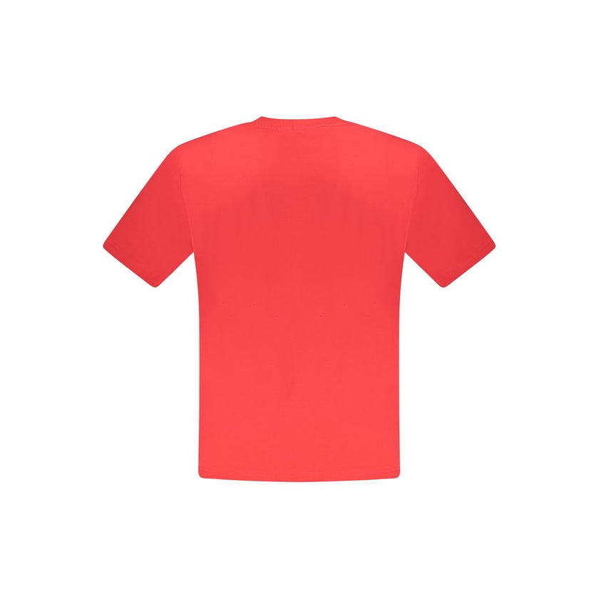 North Sails Rosso Baumwoll-T-Shirt für Herren