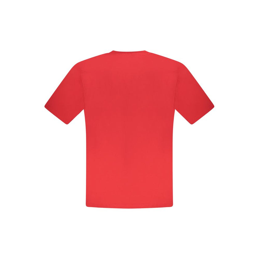 North Sails Rosso Baumwoll-T-Shirt für Herren