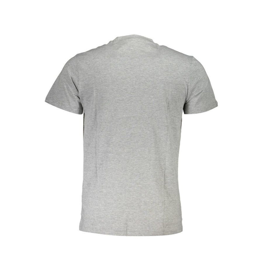 Cavalli Class Men's Grey Cotton T-Shirt