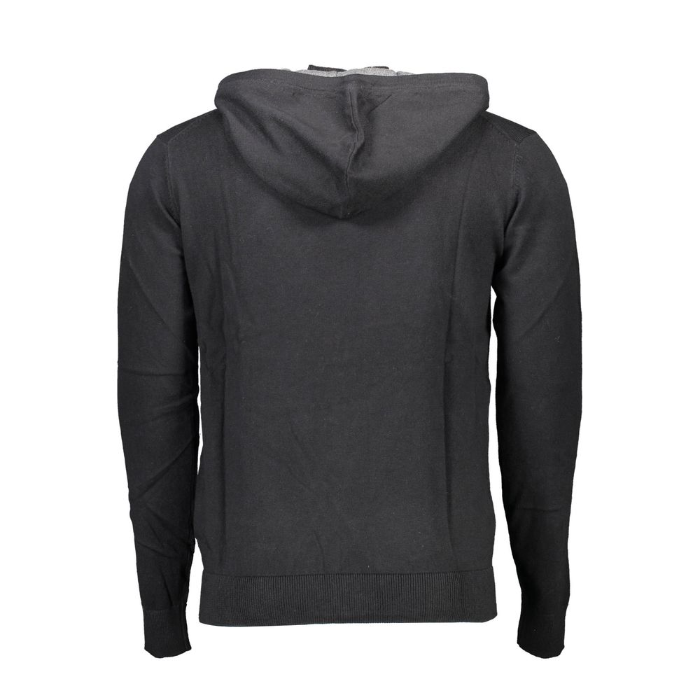 U.S. POLO ASSN. Schwarzes Baumwollhemd