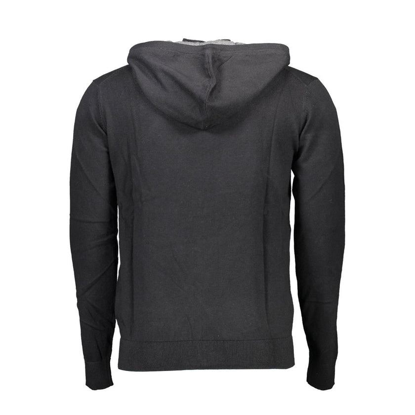 U.S. POLO ASSN. Schwarzes Baumwollhemd