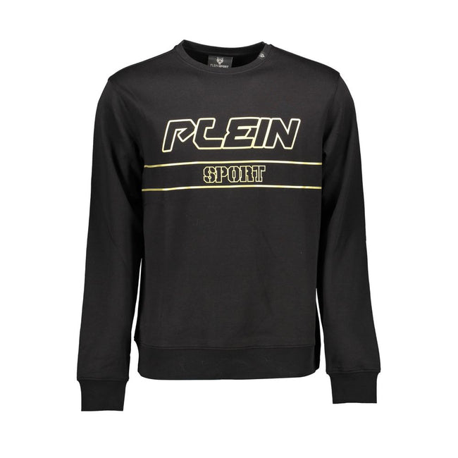 Plein Sport Schwarzer Baumwoll-Sweatshirt