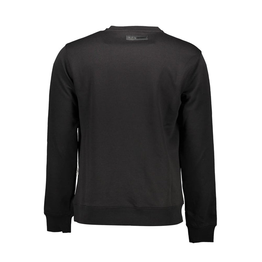 Plein Sport Schwarzer Baumwoll-Sweatshirt