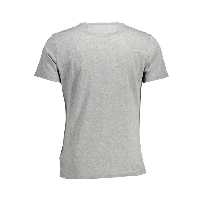 La Martina Grigio Baumwoll-T-Shirt für Herren