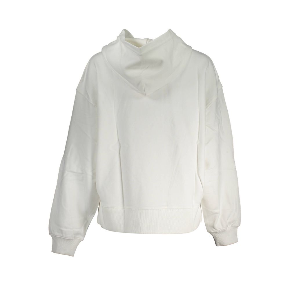 Calvin Klein Weißer Damenpullover aus Baumwolle