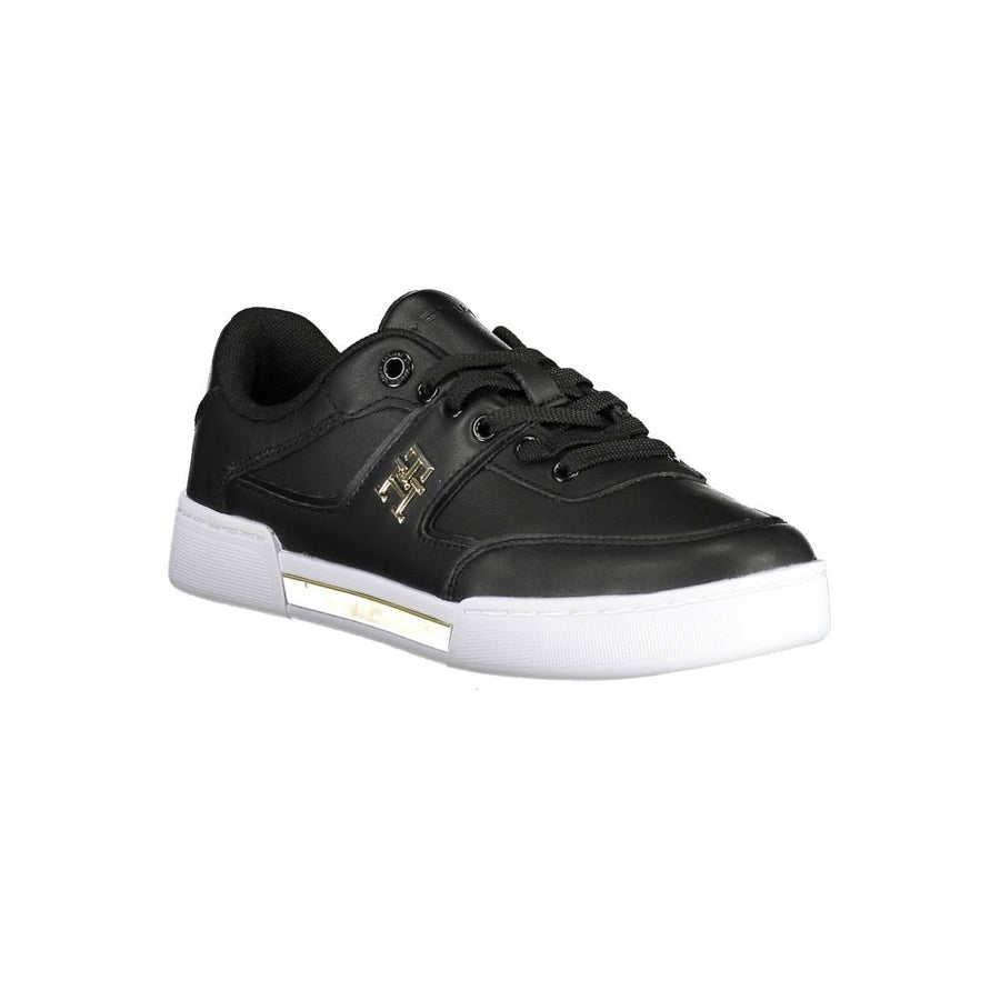 Tommy Hilfiger Women's Black Polyester Sneaker