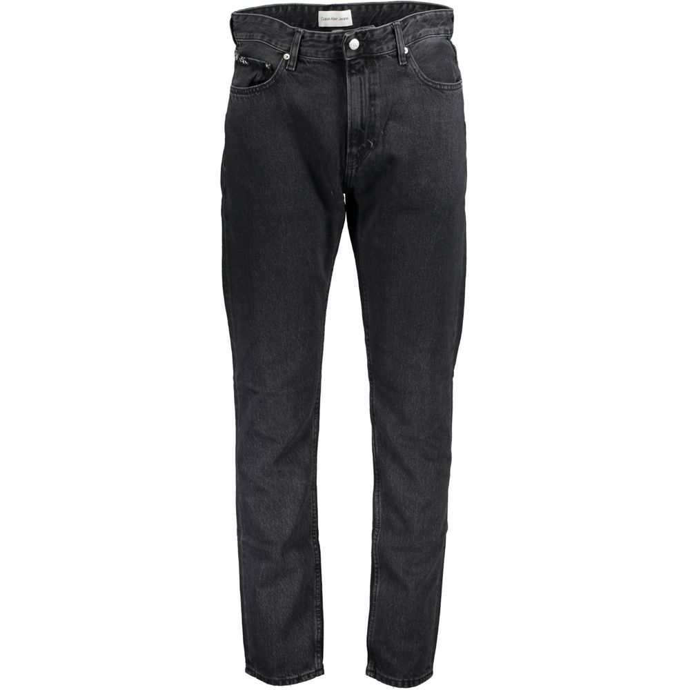 Calvin Klein Black Cotton Denim Jeans