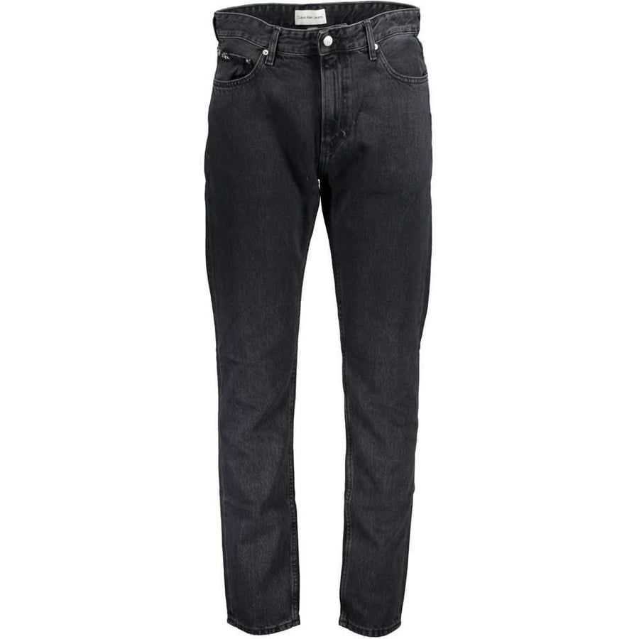 Calvin Klein Schwarze Baumwoll-Jeans aus Denim