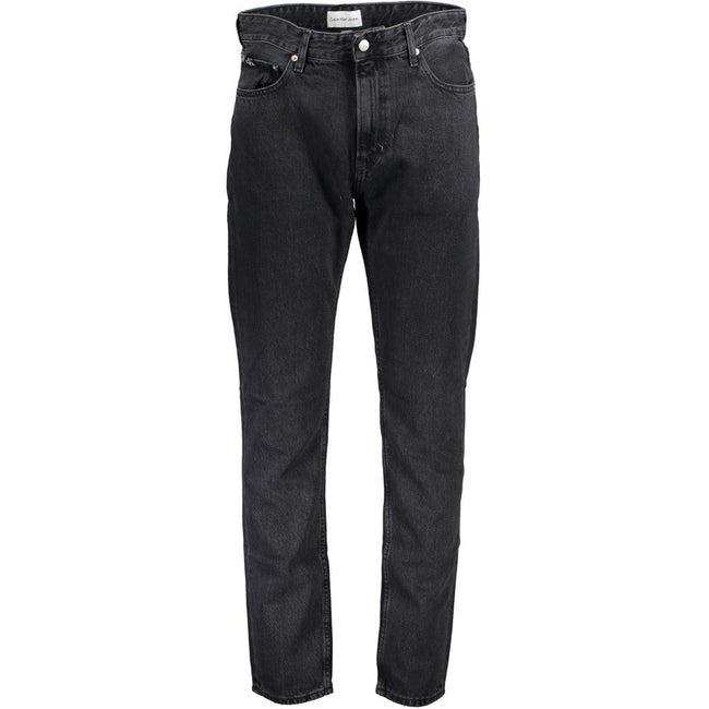 Calvin Klein Schwarze Baumwoll-Jeans aus Denim