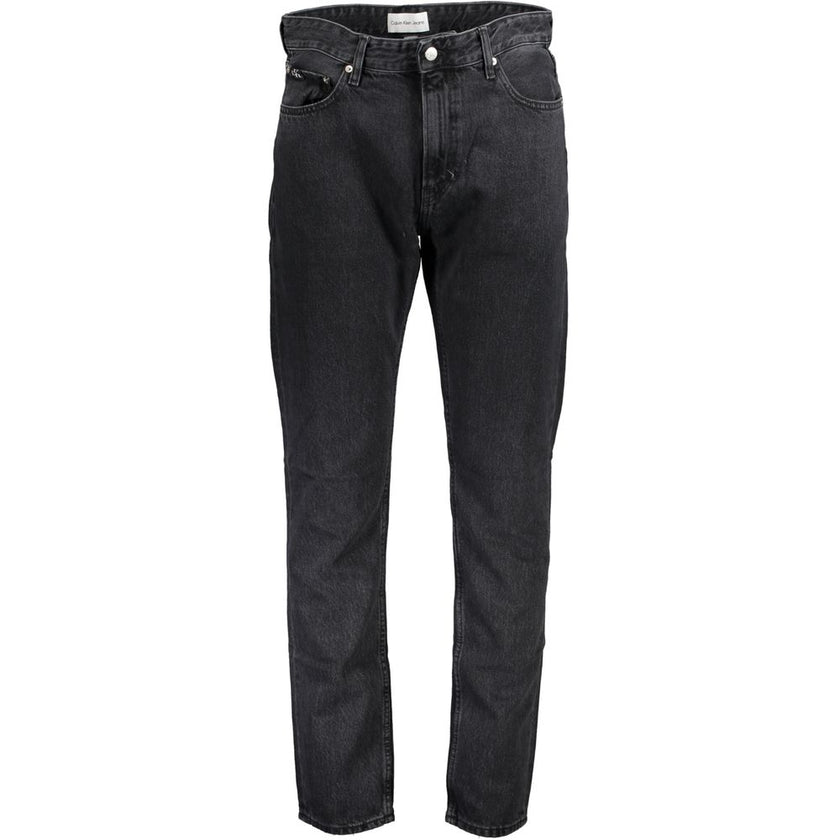 Calvin Klein Schwarze Baumwoll-Jeans aus Denim