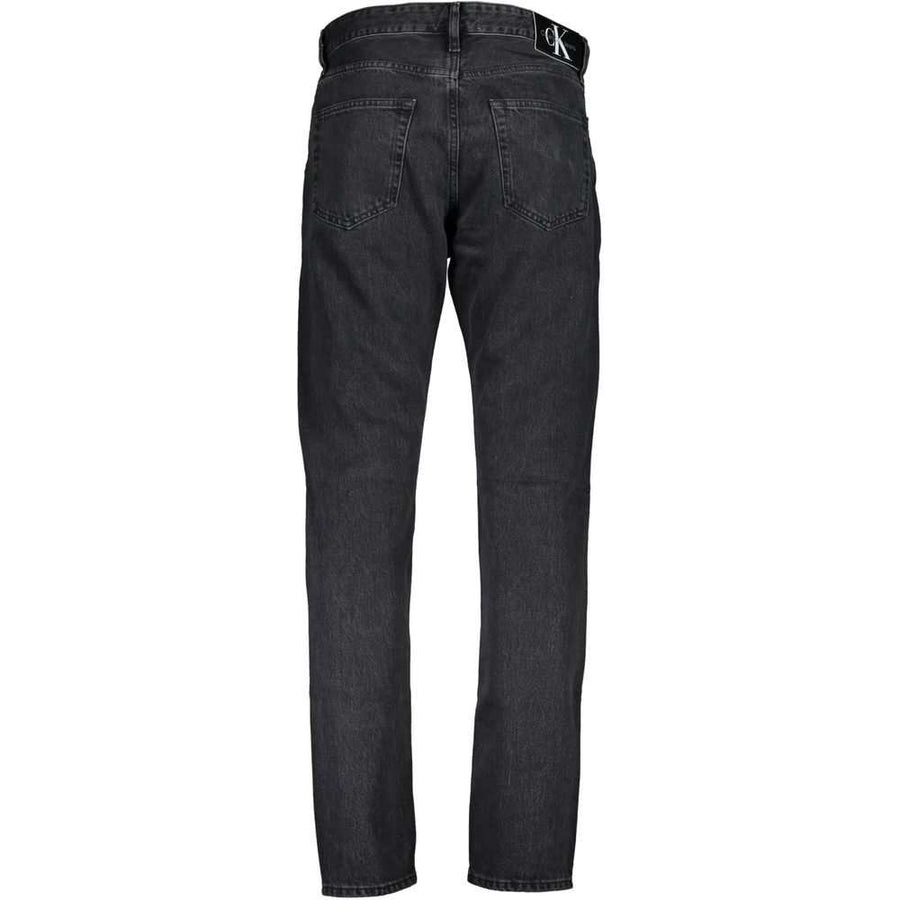 Calvin Klein Schwarze Baumwoll-Jeans aus Denim