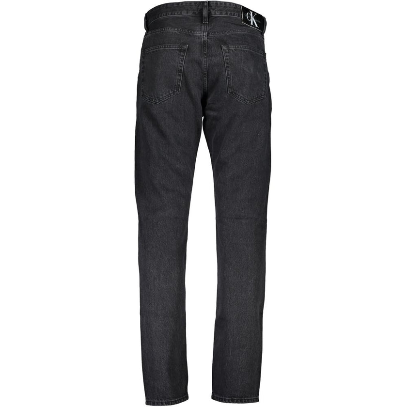 Calvin Klein Schwarze Baumwoll-Jeans aus Denim