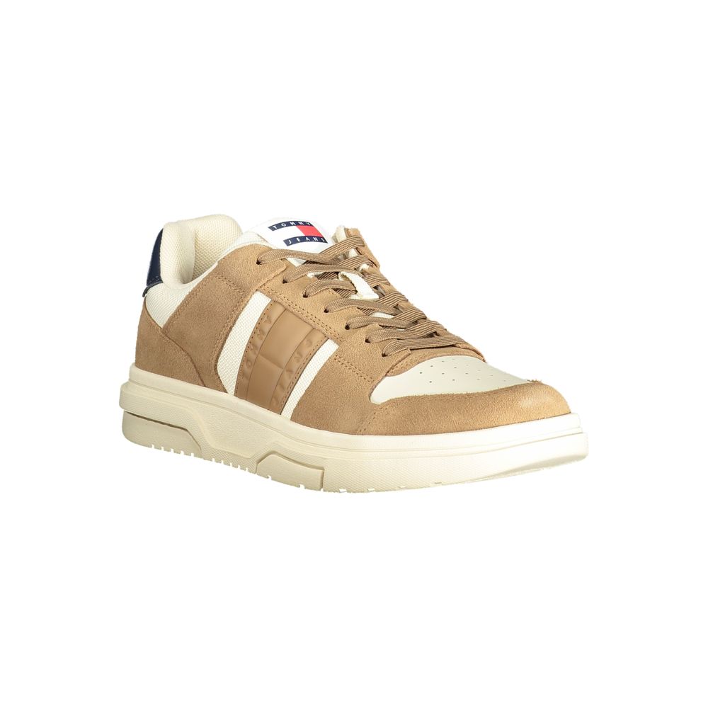 Tommy Hilfiger Beige Polyester Sneakers