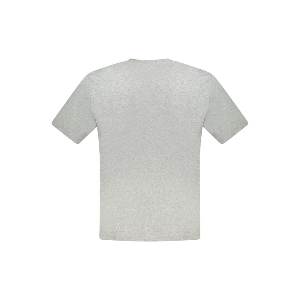 North Sails Graues Baumwoll-T-Shirt für Herren