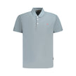 Napapijri Graues Baumwoll-Poloshirt