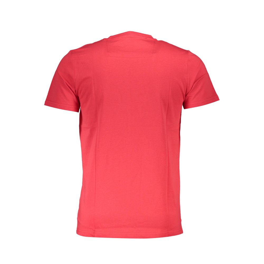 Men's Cavalli Class Red Cotton T-Shirt