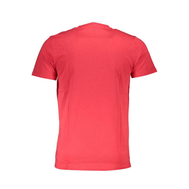 Cavalli Class Rosso Baumwoll-T-Shirt für Herren