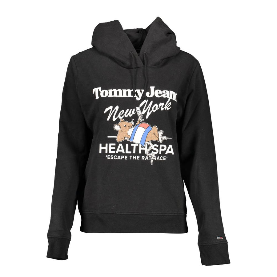 Tommy Hilfiger Women's Black Cotton Hoodie