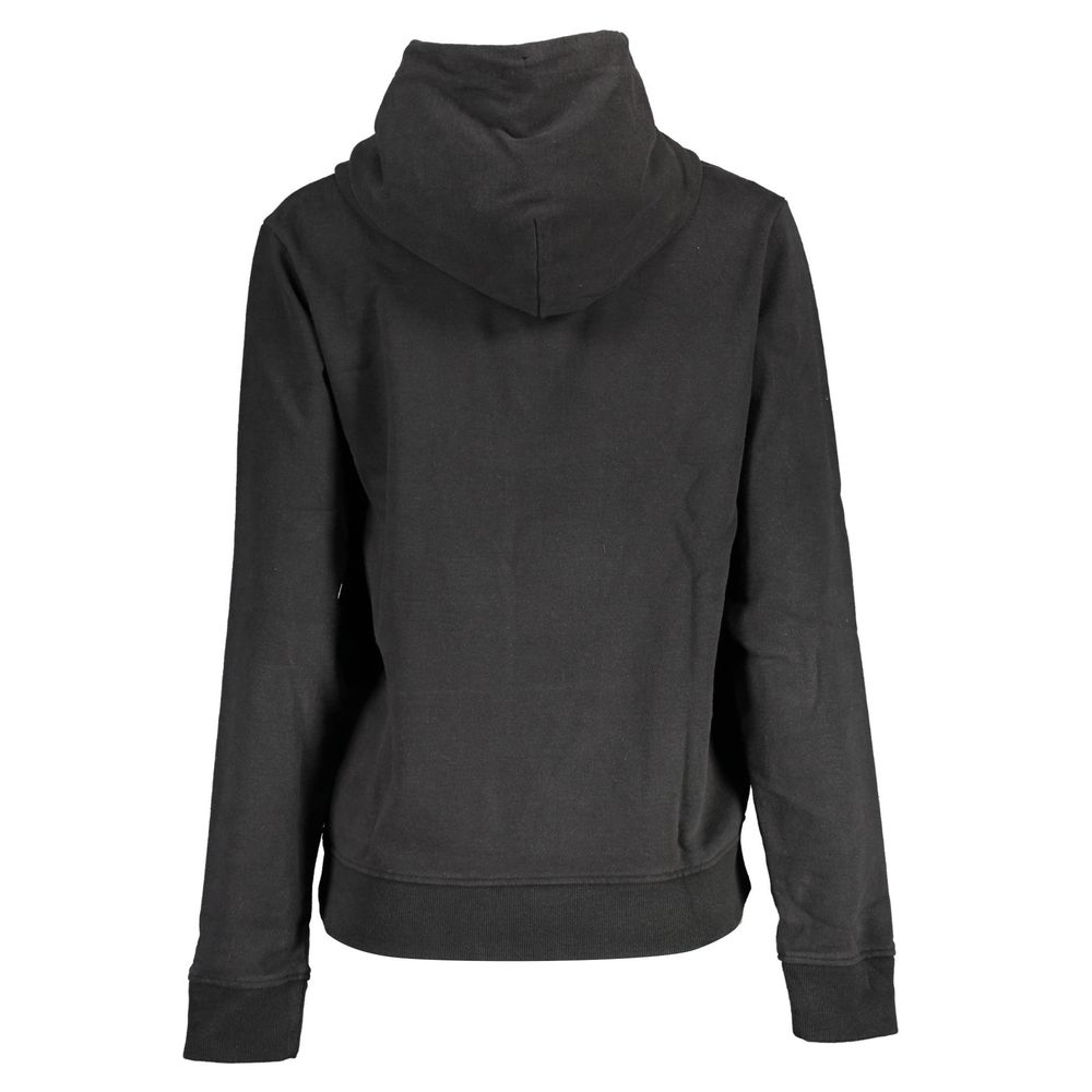Tommy Hilfiger Schwarzer Baumwoll-Kapuzenpullover für Damen