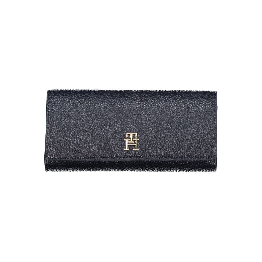 Tommy Hilfiger Damen-Portemonnaie aus blauem Polyurethan