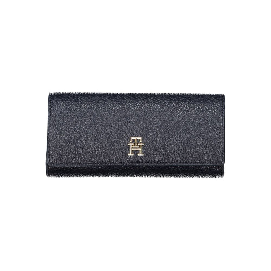 Tommy Hilfiger Damen-Portemonnaie aus blauem Polyurethan