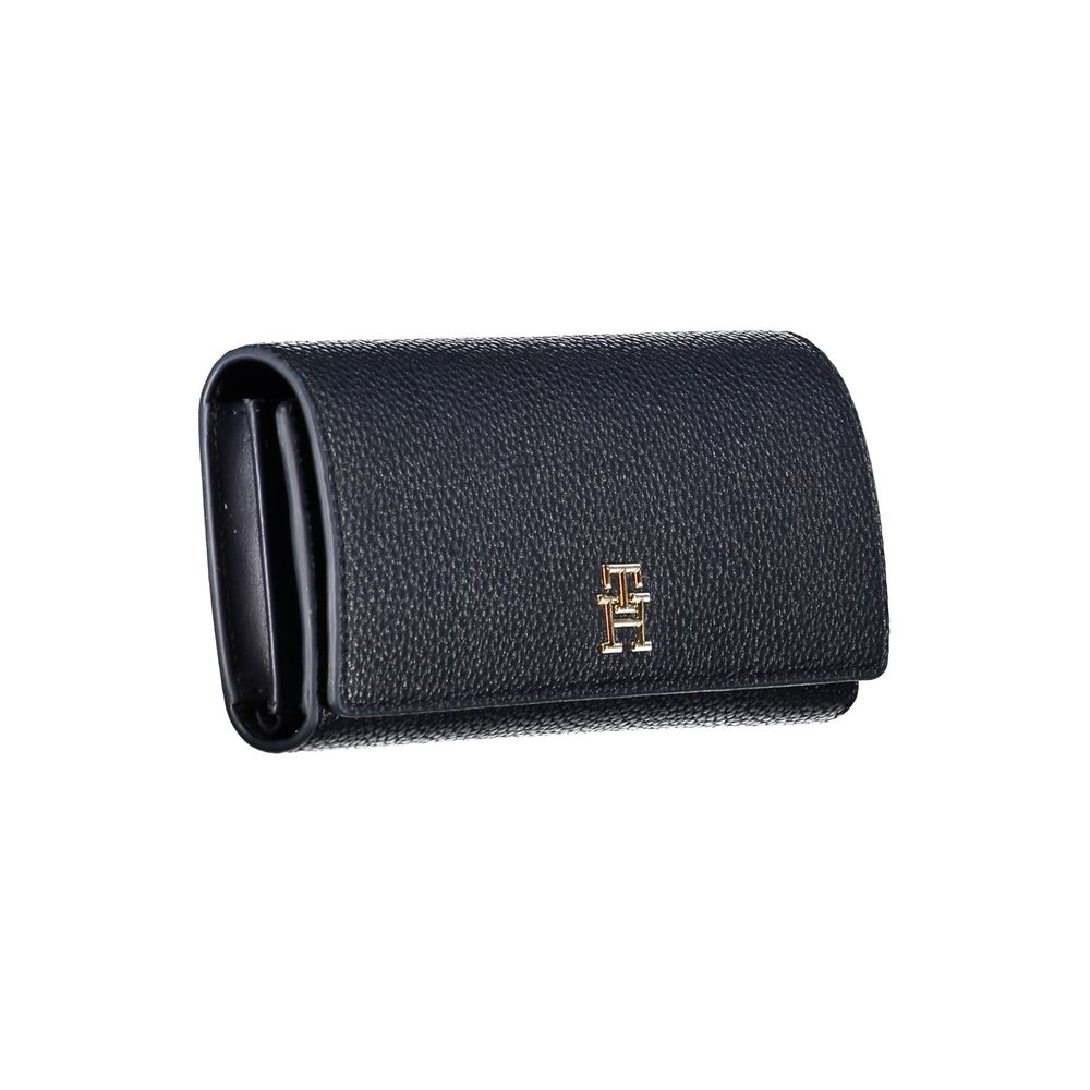 Tommy Hilfiger Damen-Portemonnaie aus blauem Polyurethan