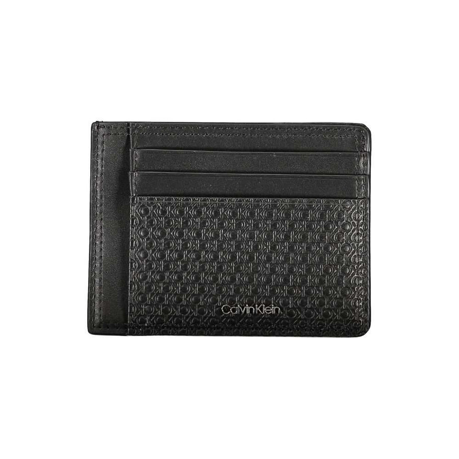 Calvin Klein Elegant Black Leather Wallet with Card Holder