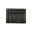 Calvin Klein Elegantes schwarzes Leder Portemonnaie mit Kartenhalter