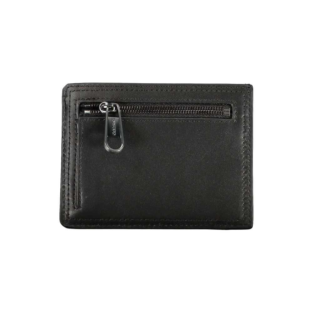 Calvin Klein Elegant Black Leather Wallet with Card Holder