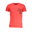 Cavalli Class Rosso Baumwoll-T-Shirt für Herren