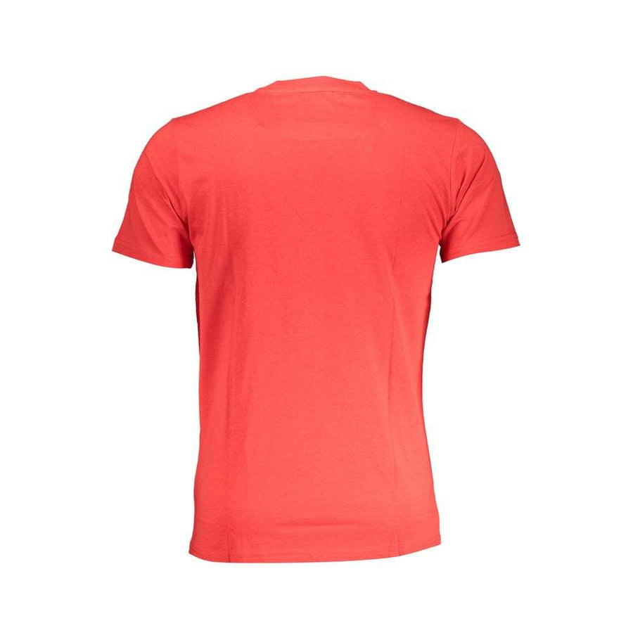 Men's Cavalli Class Red Cotton T-Shirt