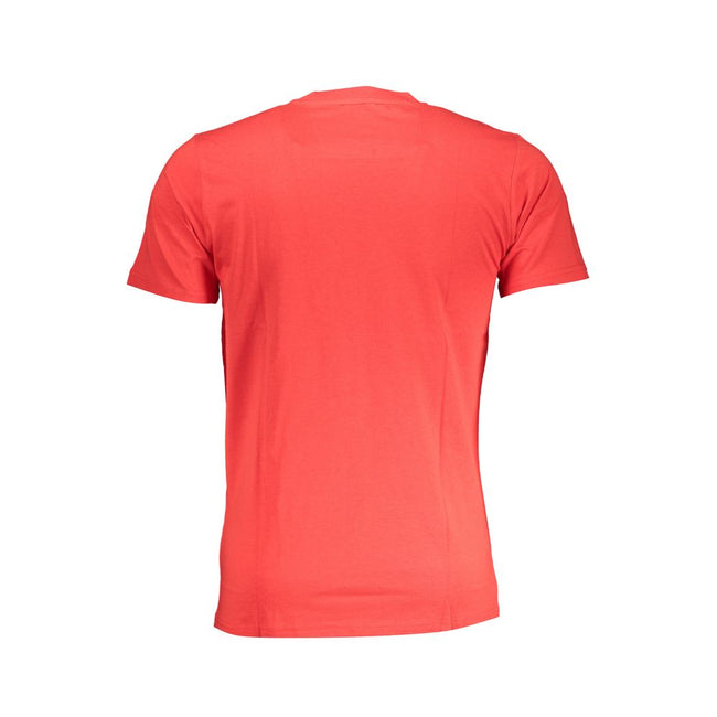 Cavalli Class Rosso Baumwoll-T-Shirt für Herren