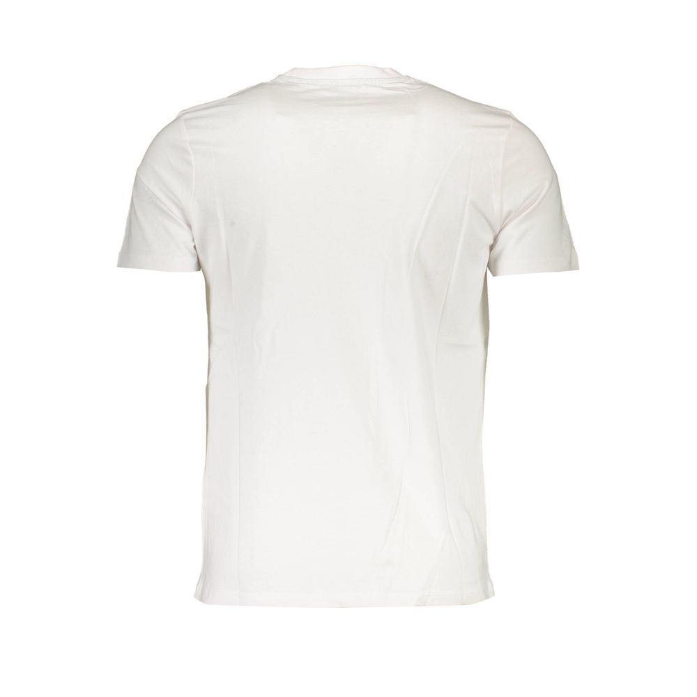 North Sails Bianco Baumwoll-T-Shirt für Herren