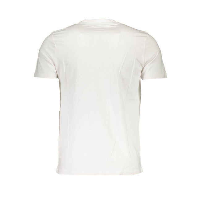 North Sails Bianco Baumwoll-T-Shirt für Herren