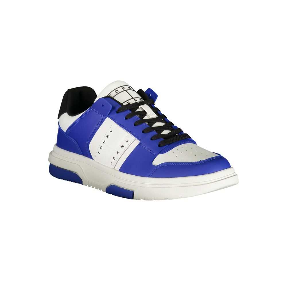 Tommy Hilfiger Men's Blue Polyethylene Sneakers