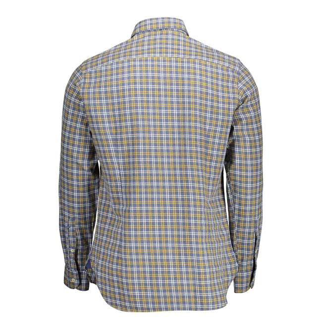 U.S. POLO ASSN. Herrenhemd aus blauer Baumwolle
