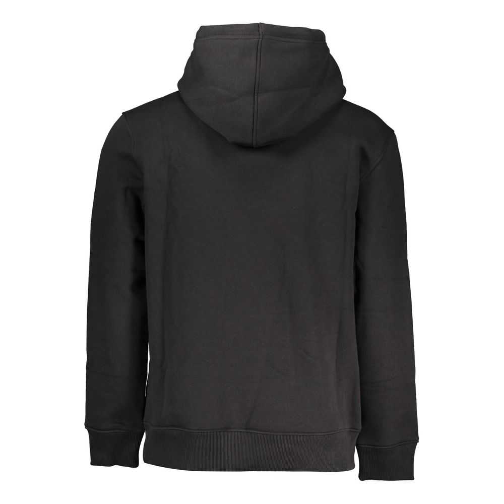 Calvin Klein Men's Black Cotton Sweater Hoodie