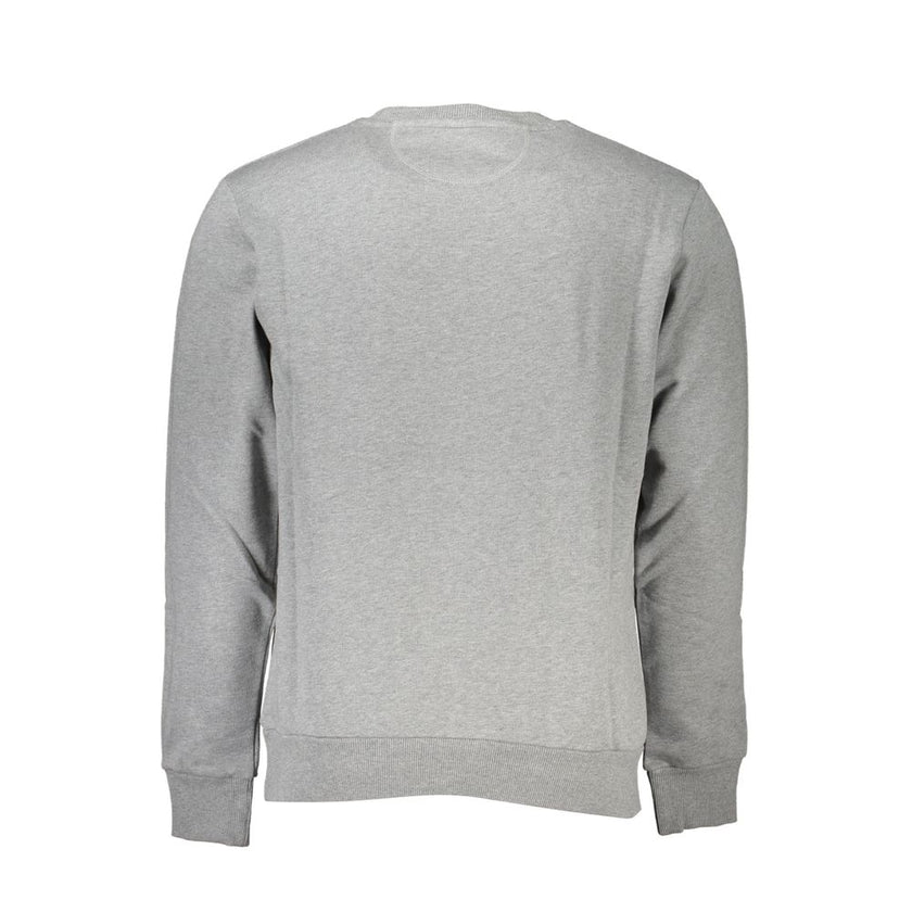 La Martina Grigio Baumwoll-Sweatshirt für Herren