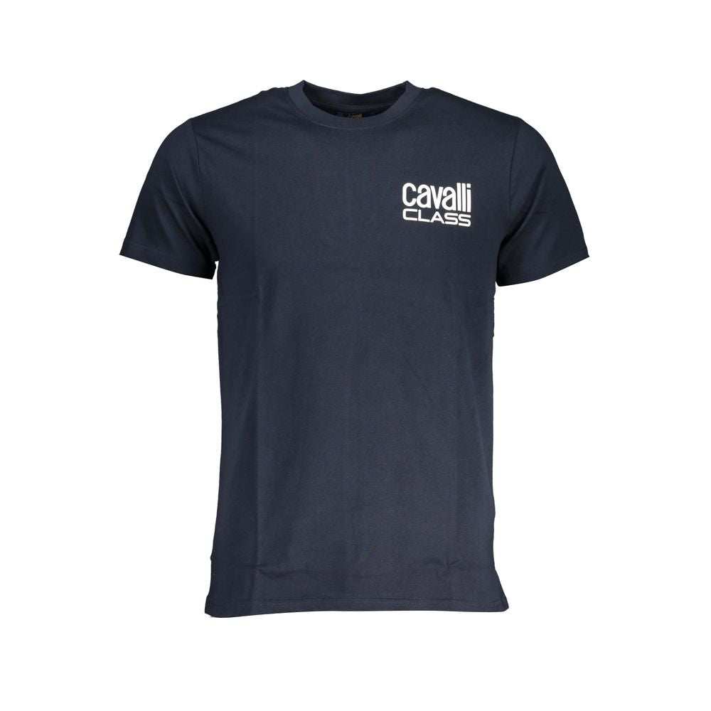 Cavalli Class Men's Blue Cotton T-Shirt