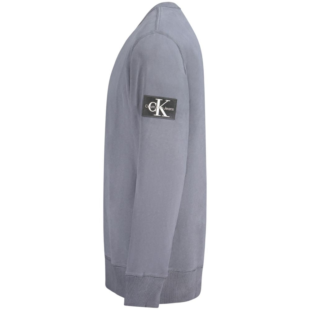 Calvin Klein Men's Blue Cotton Sweater