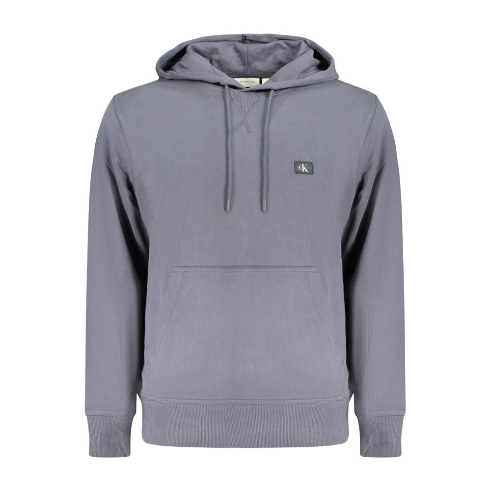 Calvin Klein Men's Blue Cotton Hoodie
